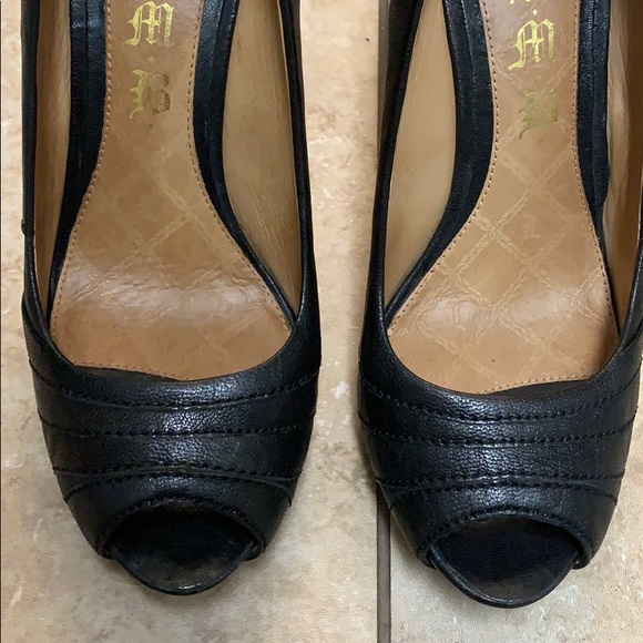 LAMB shoes black leather 7.5size - Picture 3 of 8